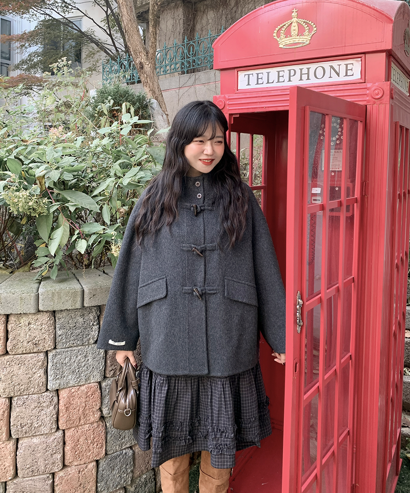 Duffle Half-Length Handmade Coat Jacket