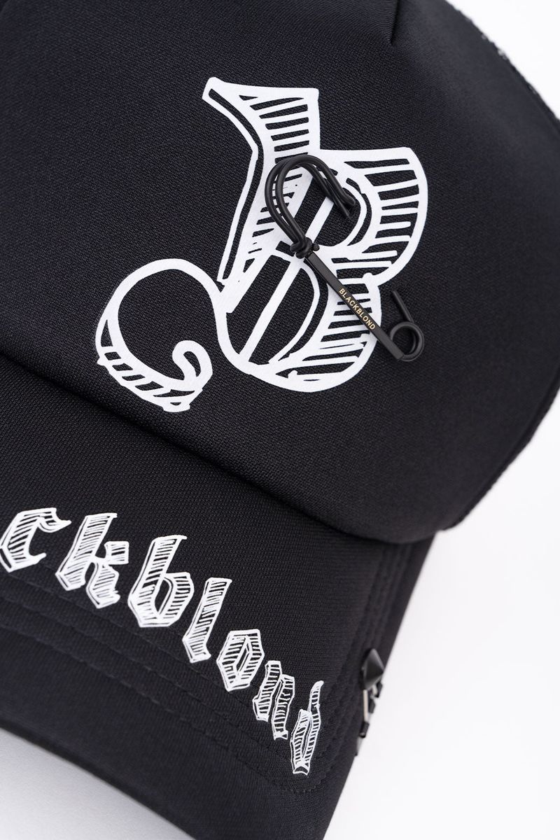BBD Sketch Logo Trucker Mesh Cap (Black)