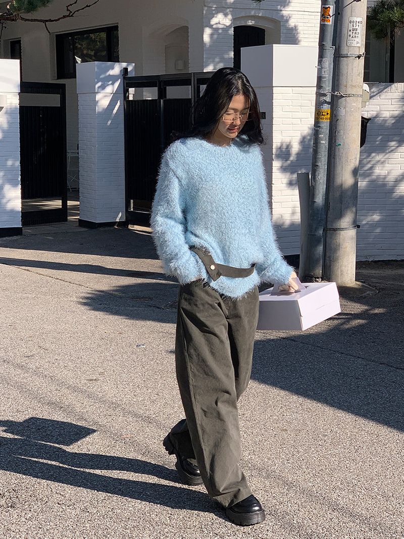 LEGACY BOUCLE KNIT (3COLOR)