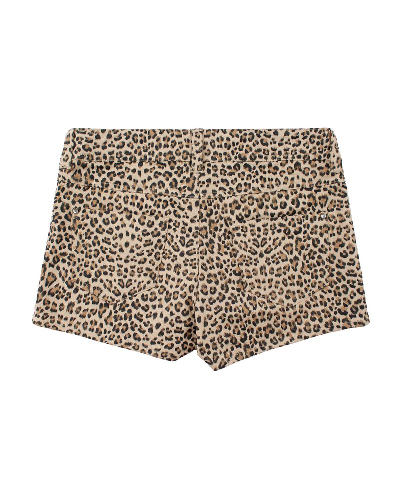 Leopard Shorts (Beige)