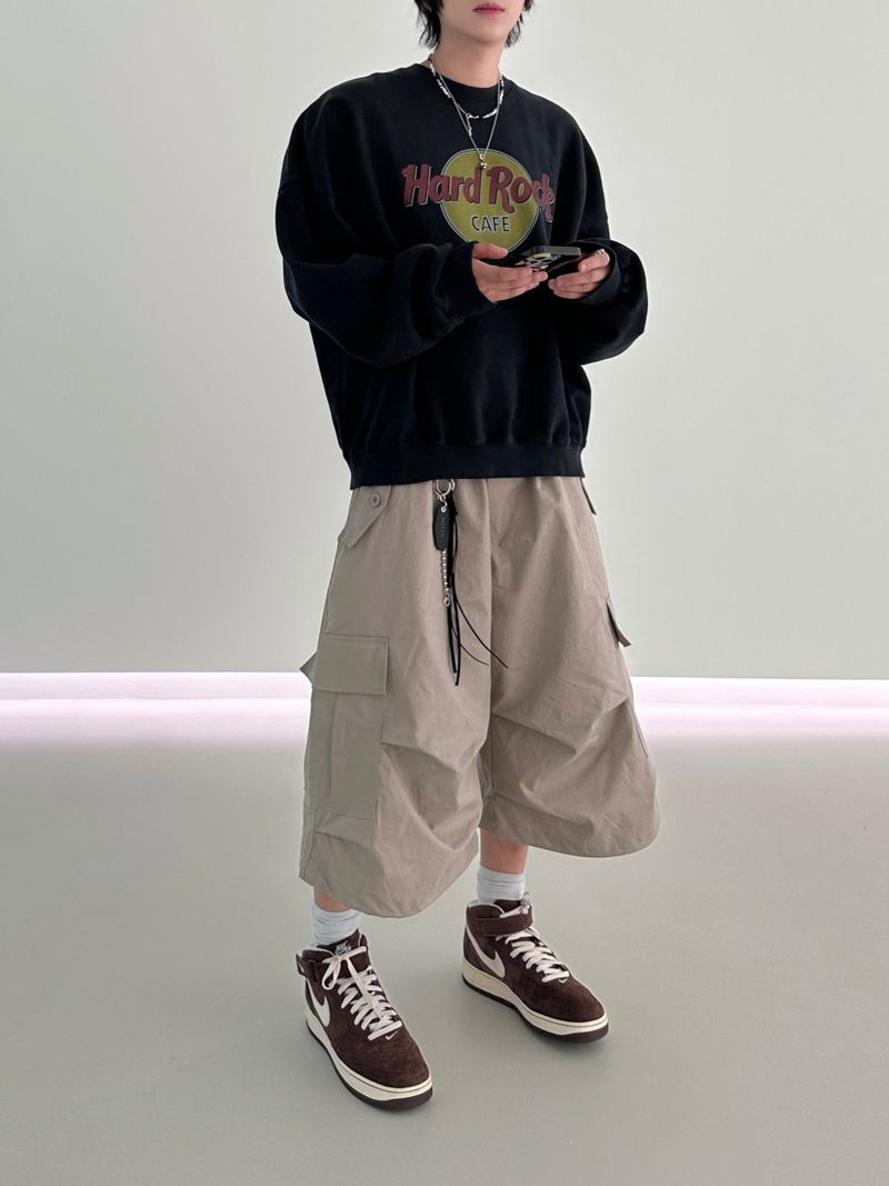 Amekaji Loose Cargo Pants 4C