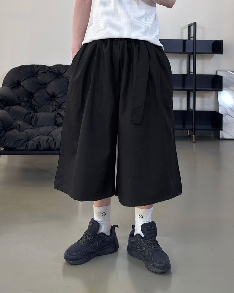 Koz Belted Bermuda Slacks