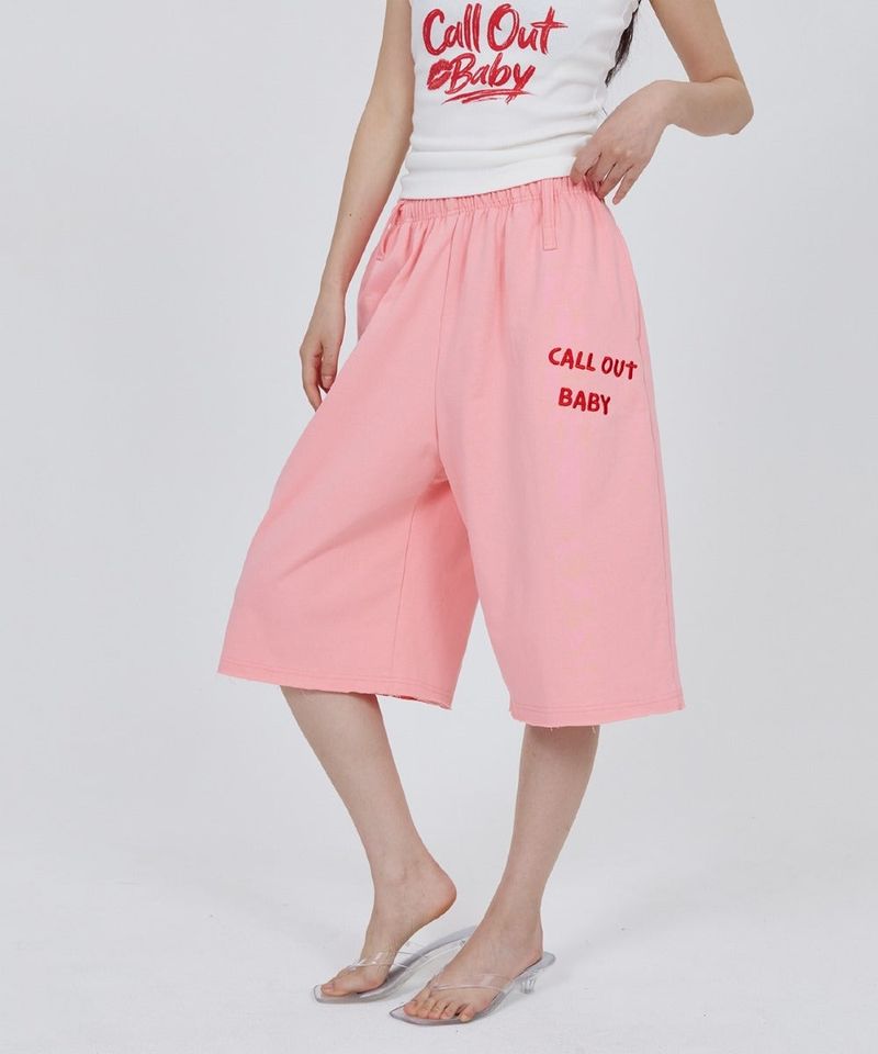 calloutnewyear(cony)(コールアウトニューイヤー(コニー))の「CONY CALL OUT BABY SWEAT SHORTS / PINK(Pants)」