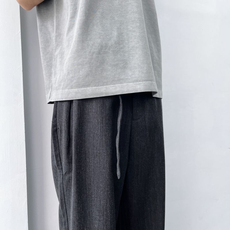 Shadow Texture Wide Trousers
