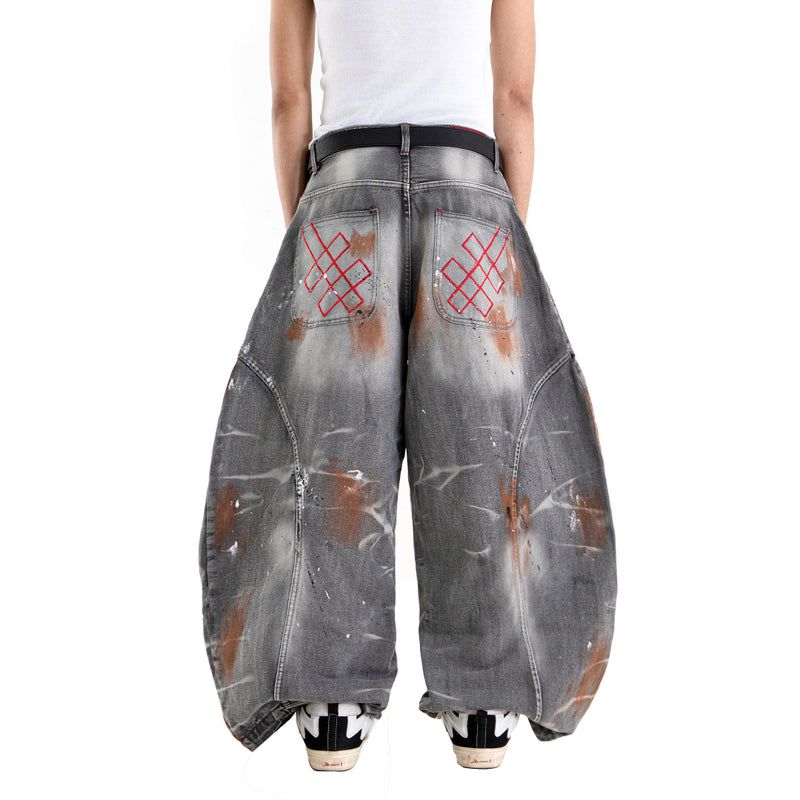 A1 Wide Barrel - Titanium Grey Van Gogh - Jeans