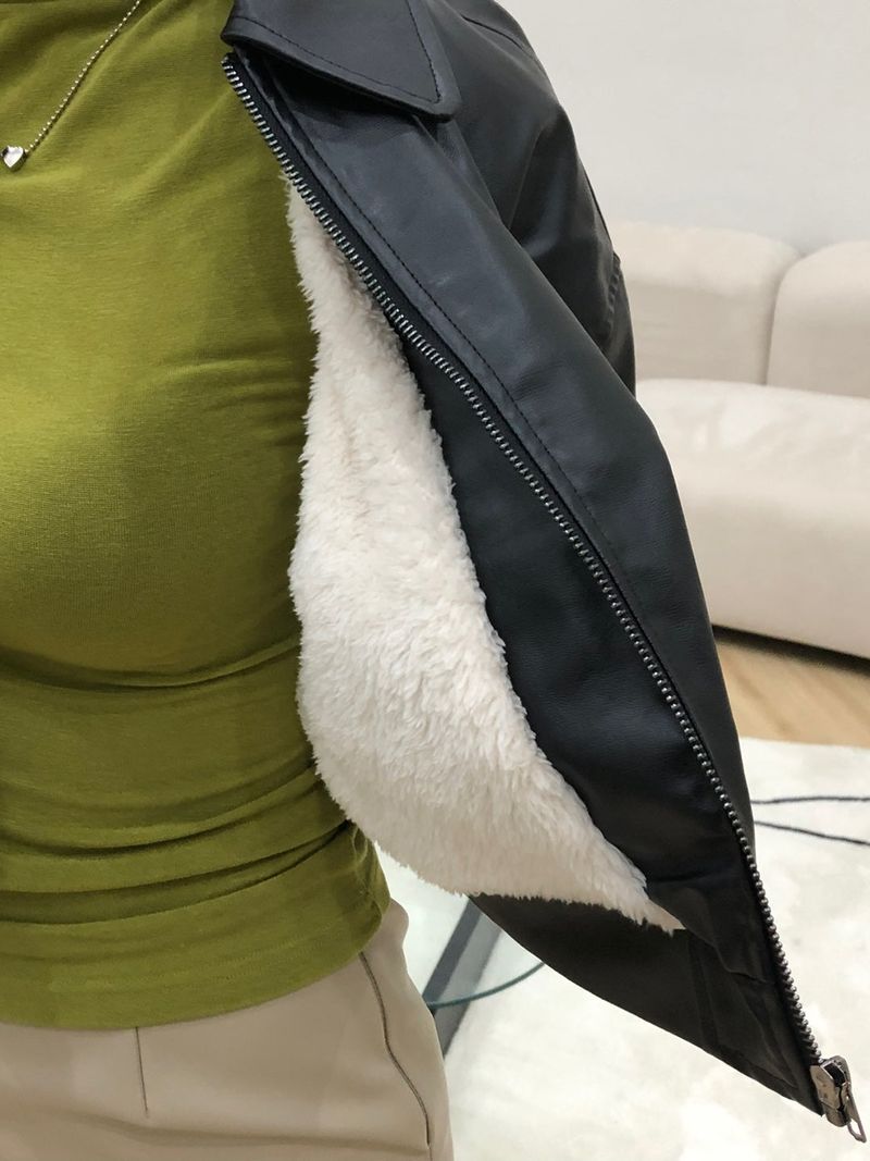 Malo short leather jacket