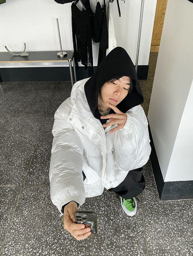HOLY IN CODE(ホーリーインコード)の「No.0471 big hood crop padding JP (4color)(Jackets/Outerwear)」