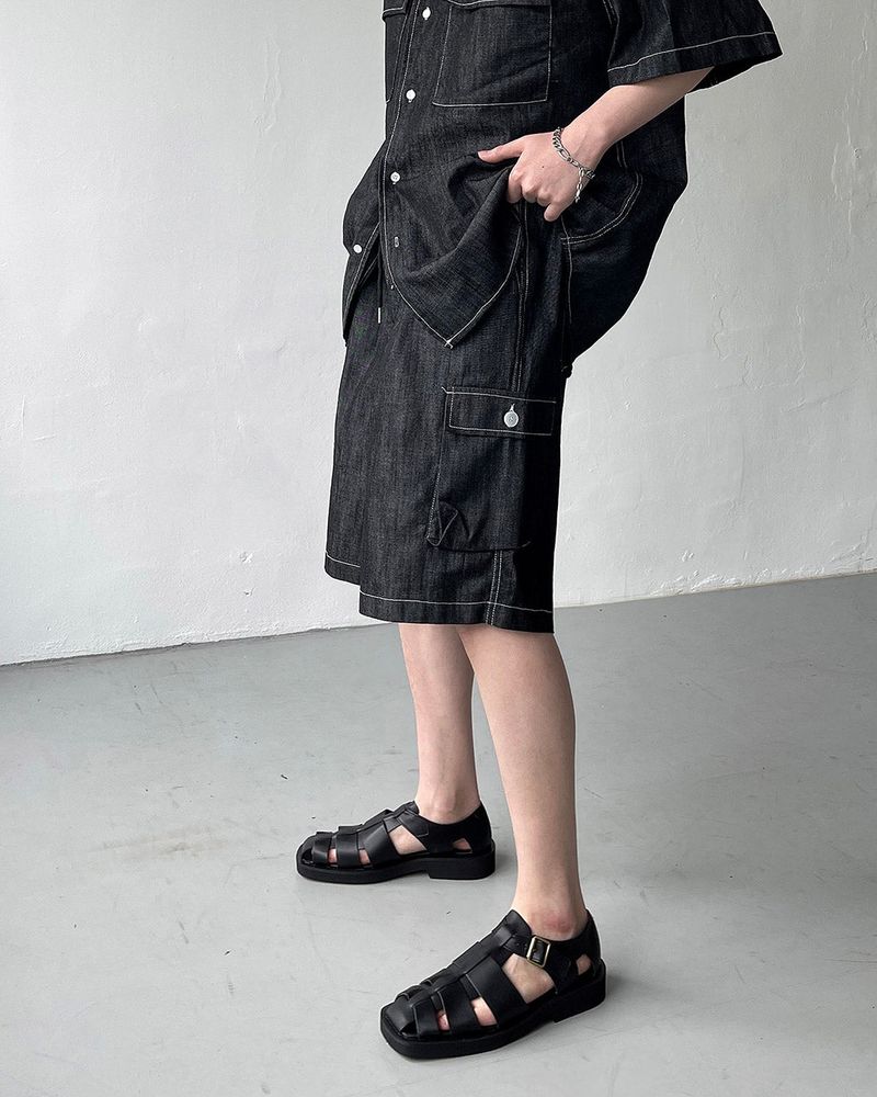 COZINESS（コジネス）の「SI denim cargo shorts（Pants）」
