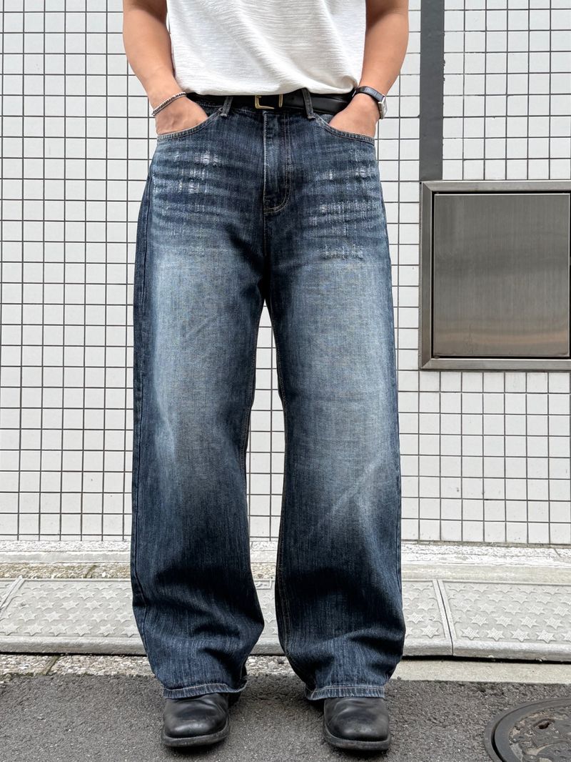 AVAND（アバンド）の「Damage straight denim pants（Pants）」