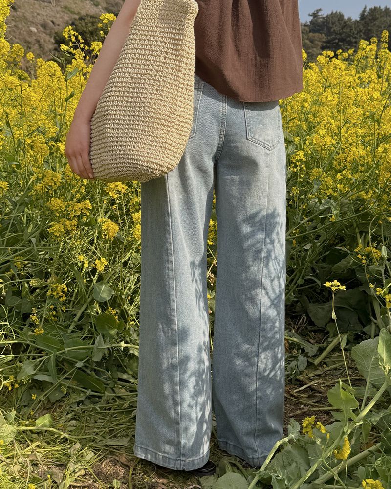 MAYBINS(メイビンス)の「Peri incision wide denim pants(Pants)」