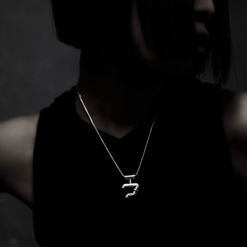 [ORDER MADE] CUTTING PIPE A-TYPE NECKLACE