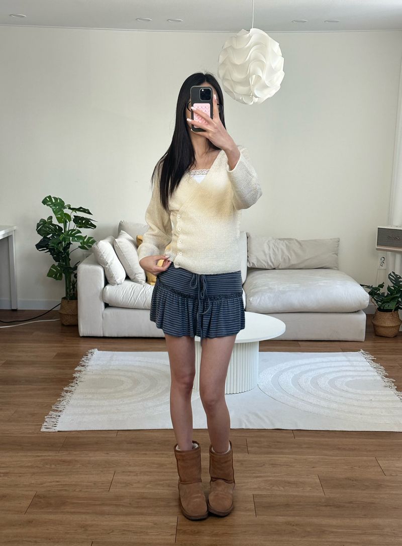 joy shirring skirt