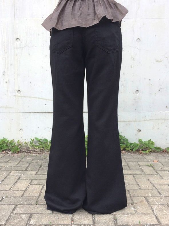 Rowe Tencel Cotton Low-Rise Bootcut Pants