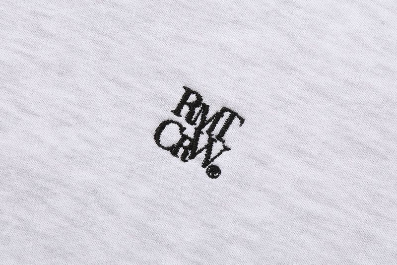 RMTCRW LABEL SWEAT SHIRT_LIGHT GREY