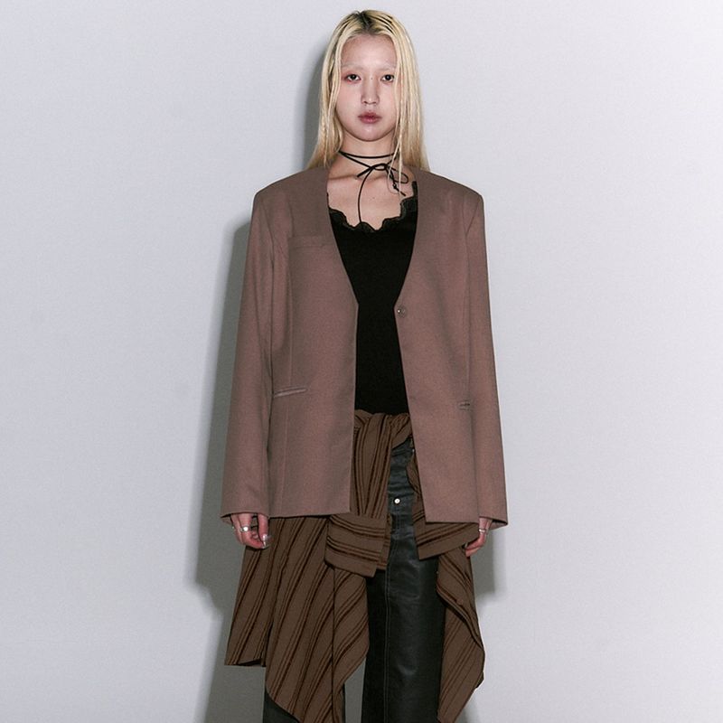 Setup Beige Jacke