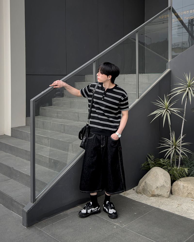 Kyle Selvedge Bermuda Denim Pants