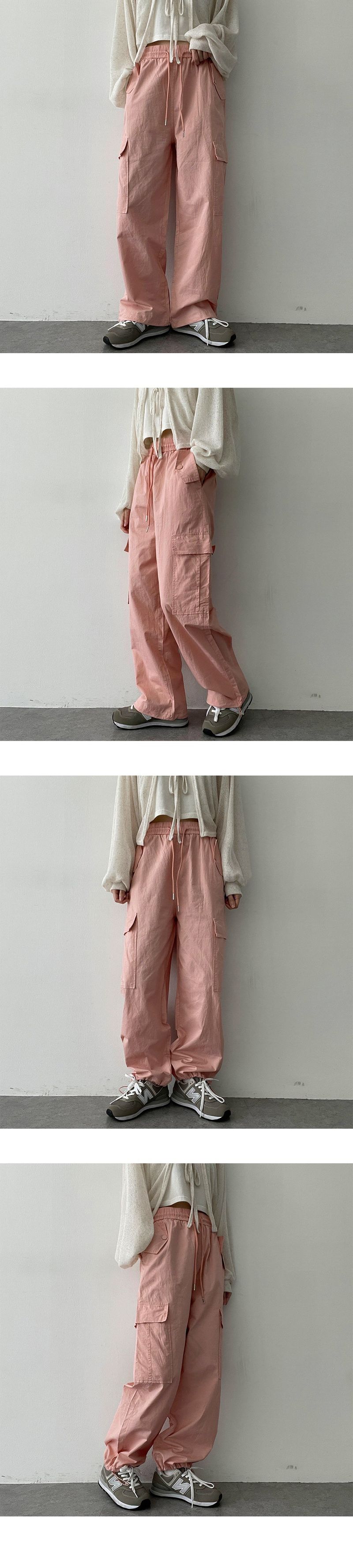 Mochi Two-Way Hem String Cargo Pants
