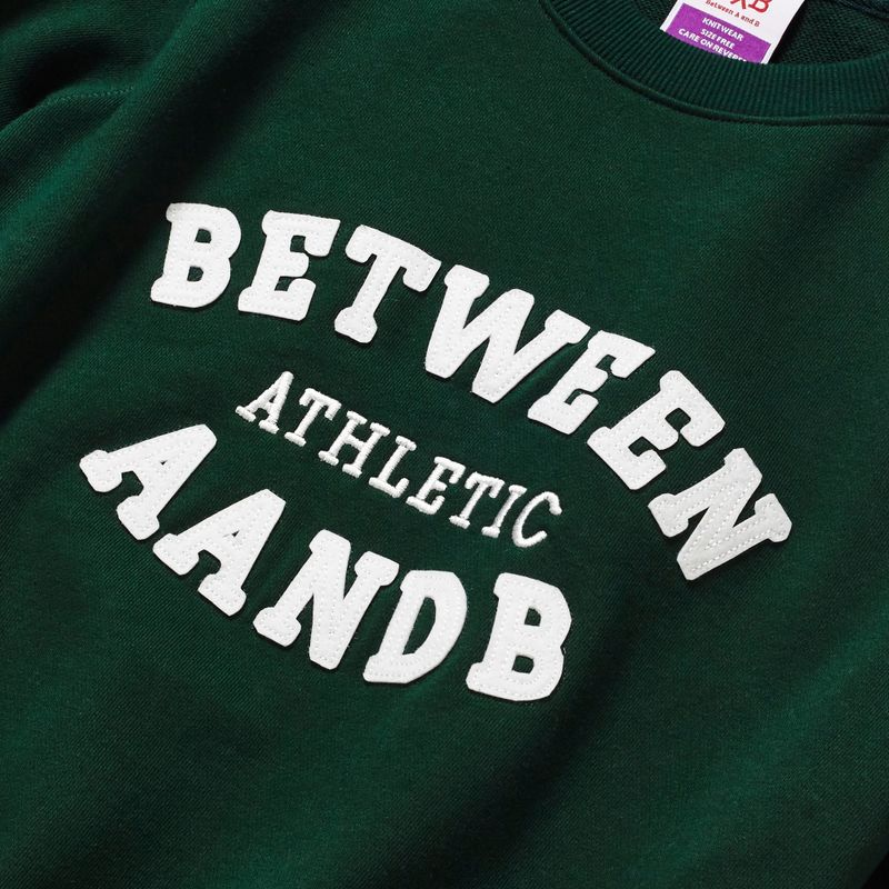RAGLAN SHORT SLEEVE SWEATSHIRT_DEEP GREEN