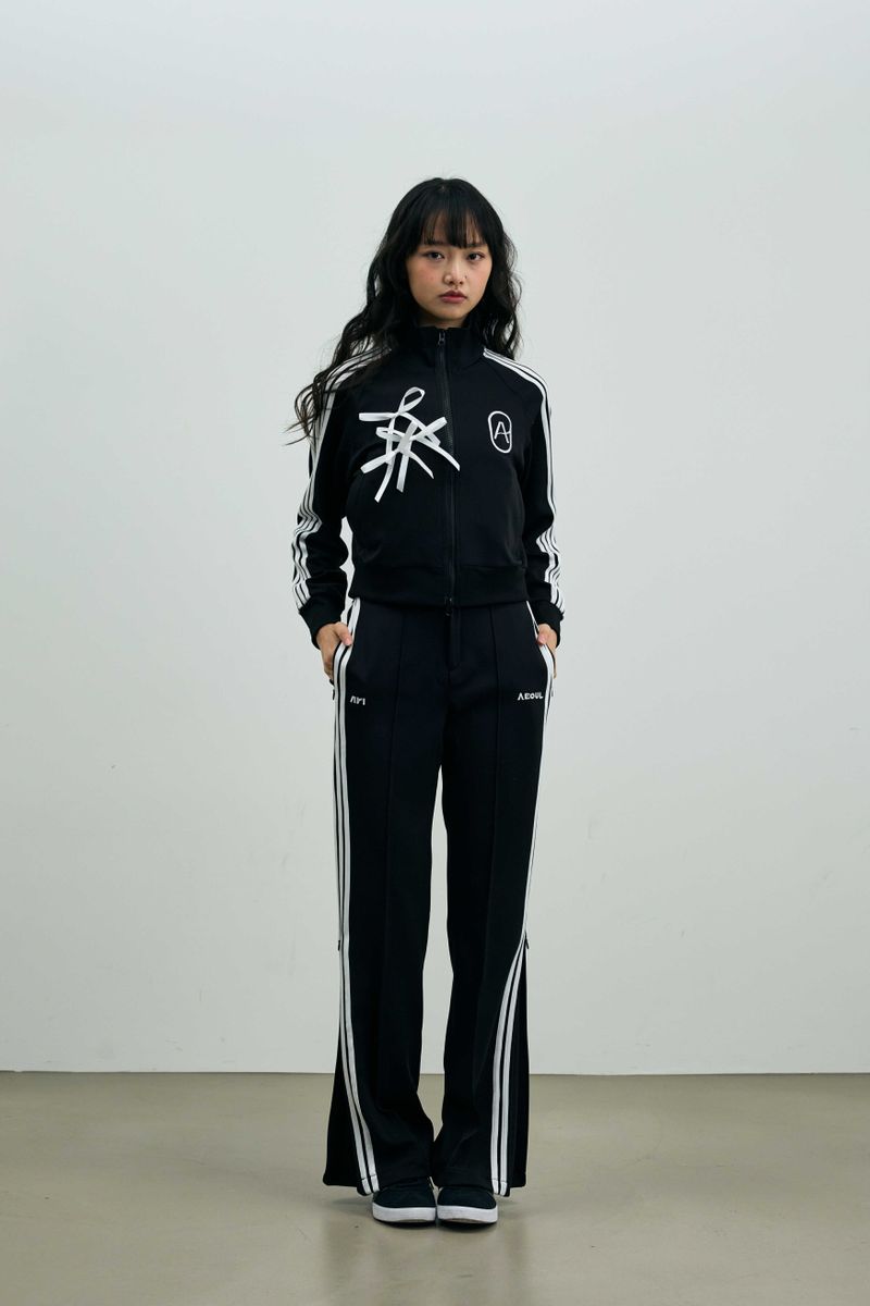 JOEL JERSEY TRACK PANTS / BLACK