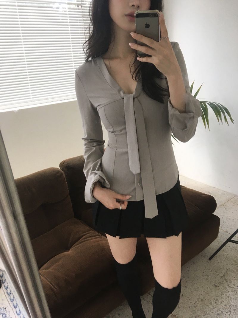 Tie Snap Blouse