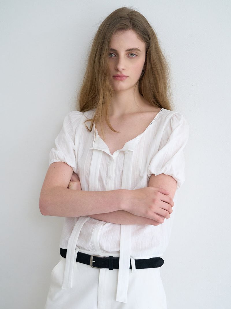 Claire blouse (Ivory)
