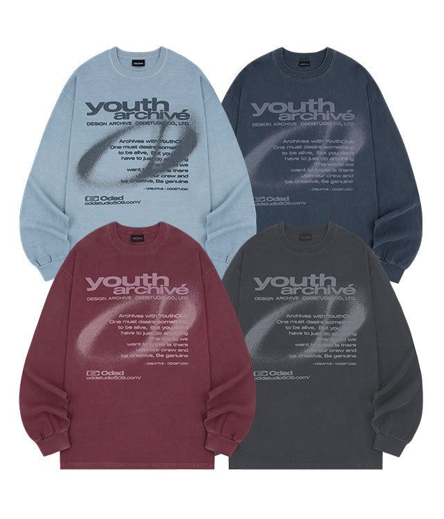 ODDSTUDIO（オッドスタジオ）の「ユースアーカイブシンボルオーバーフィットロングスリーブ - 4COLOR（トップス）」