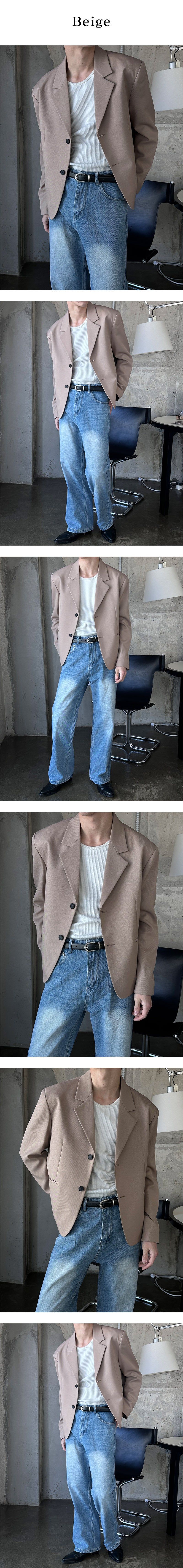 [S/S] Minimal crop blazer(2color)