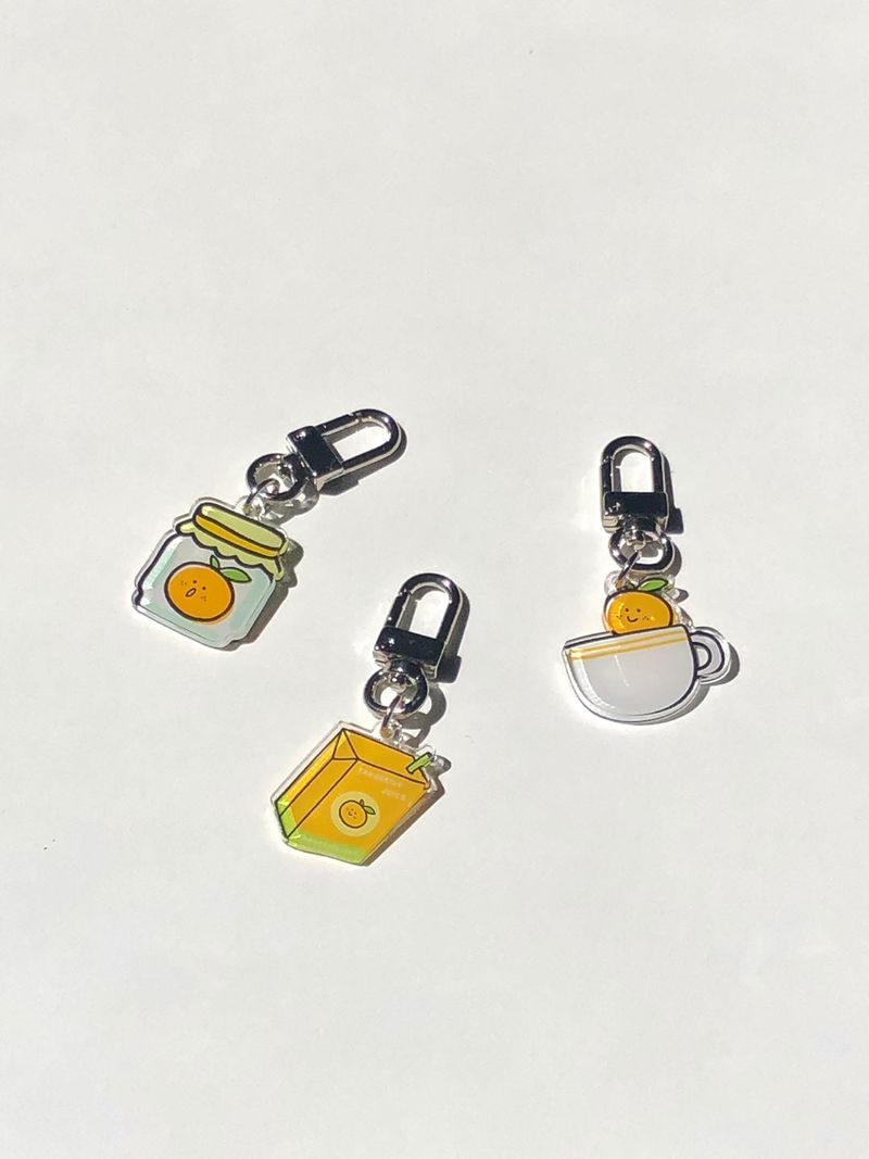 Tangerine key ring (3type)