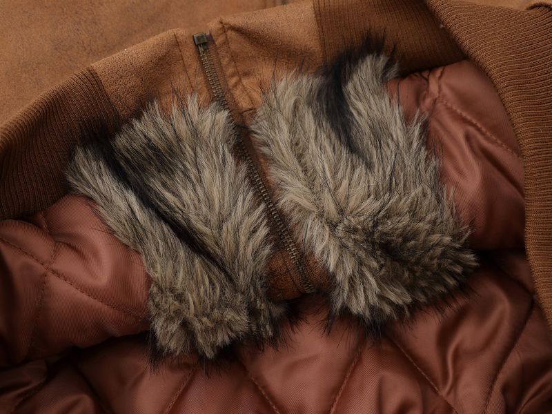 Berlin Leather Fur Collar Jacket