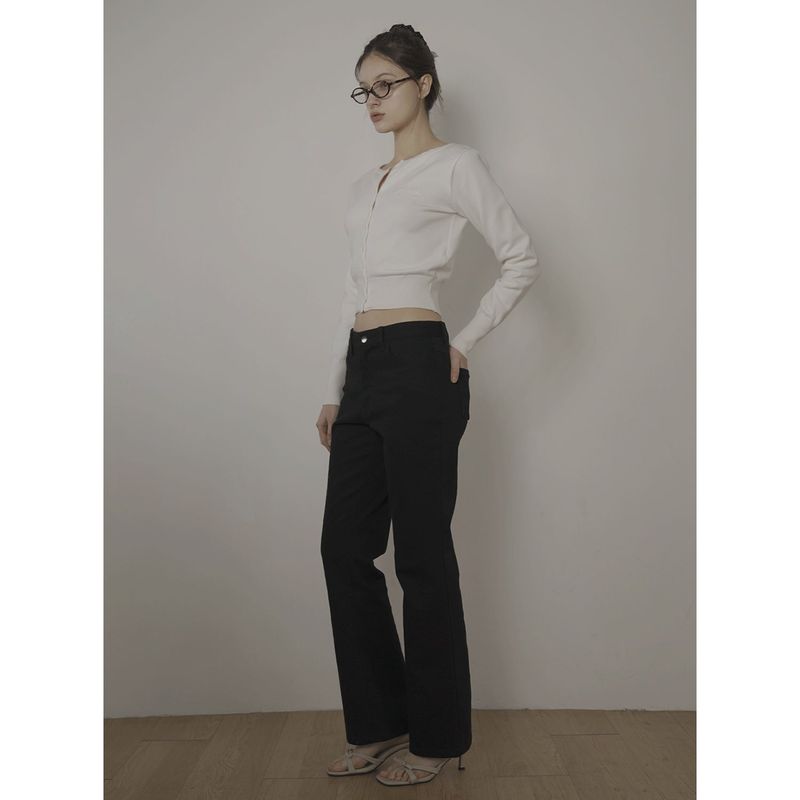 BLACK BOOTCUT JEAN