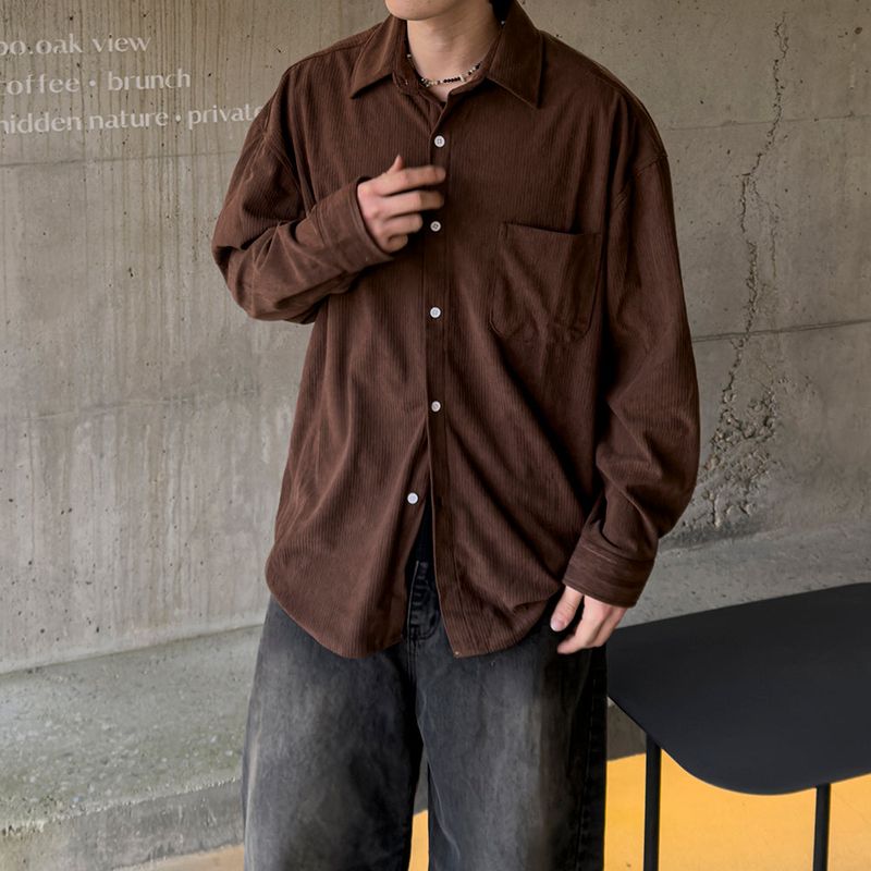 Lea Oversized Corduroy Shirt