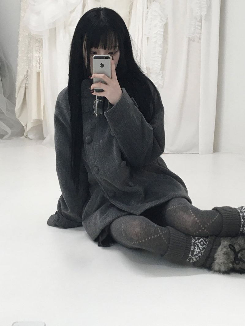 Bonju double half hood coat (2color)