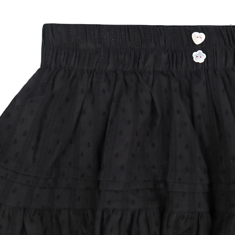 DOT FRILL SKIRT (2 COLORS)