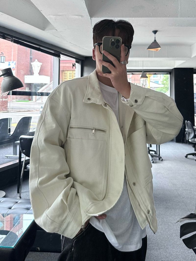 ninty percent two way zipper jacket