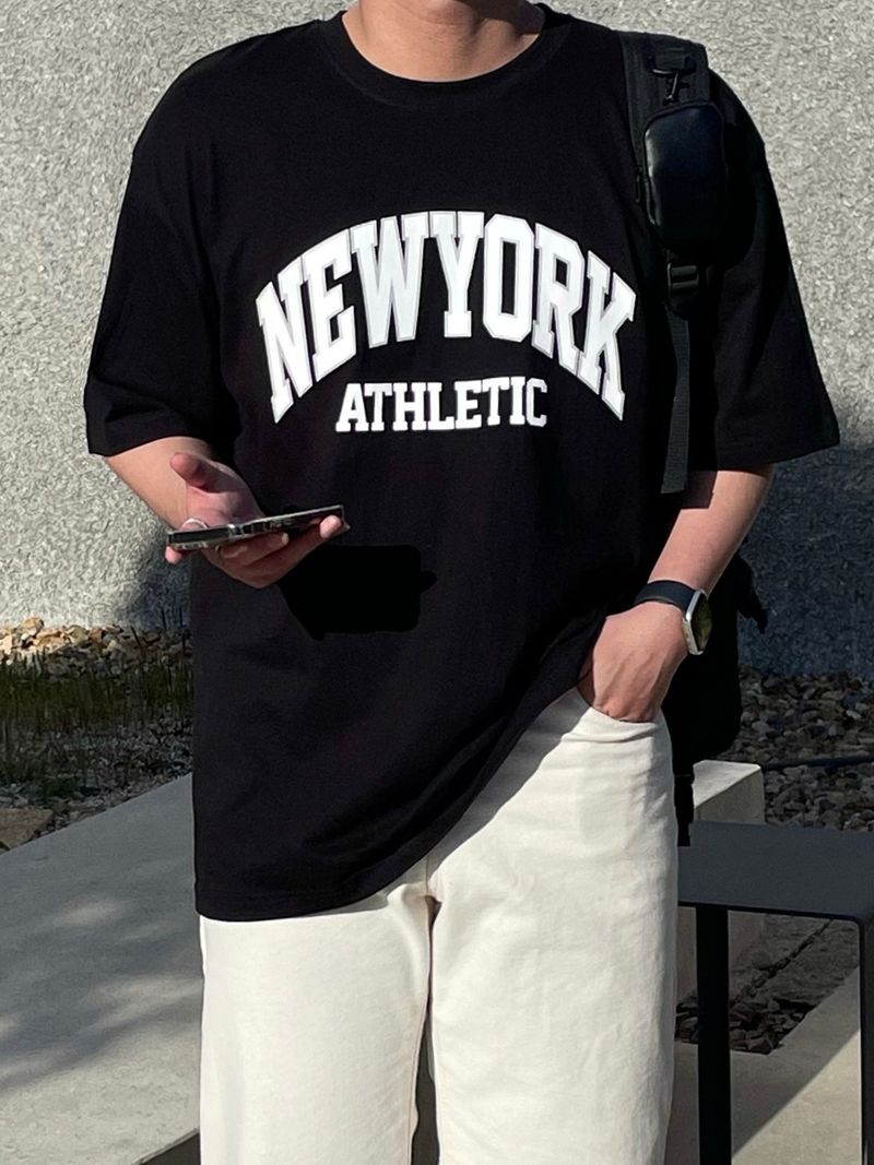NEVERDOWHY（ネバードゥワイ）の「ニューヨークプリントTシャツ （トップス）」