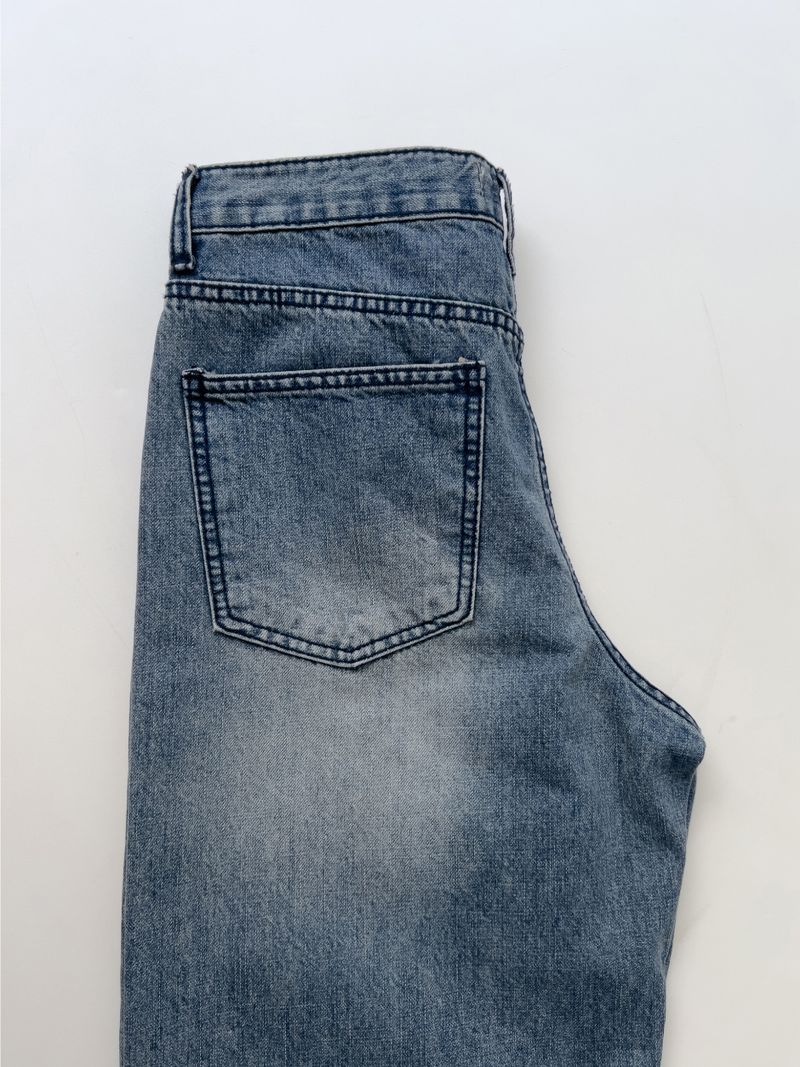 306 Brushed Wide Denim Pants