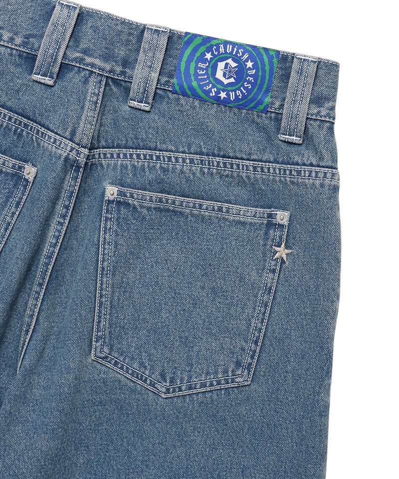 OVERDYED DENIM SHORTS BLUE(CV2FMUD161A)