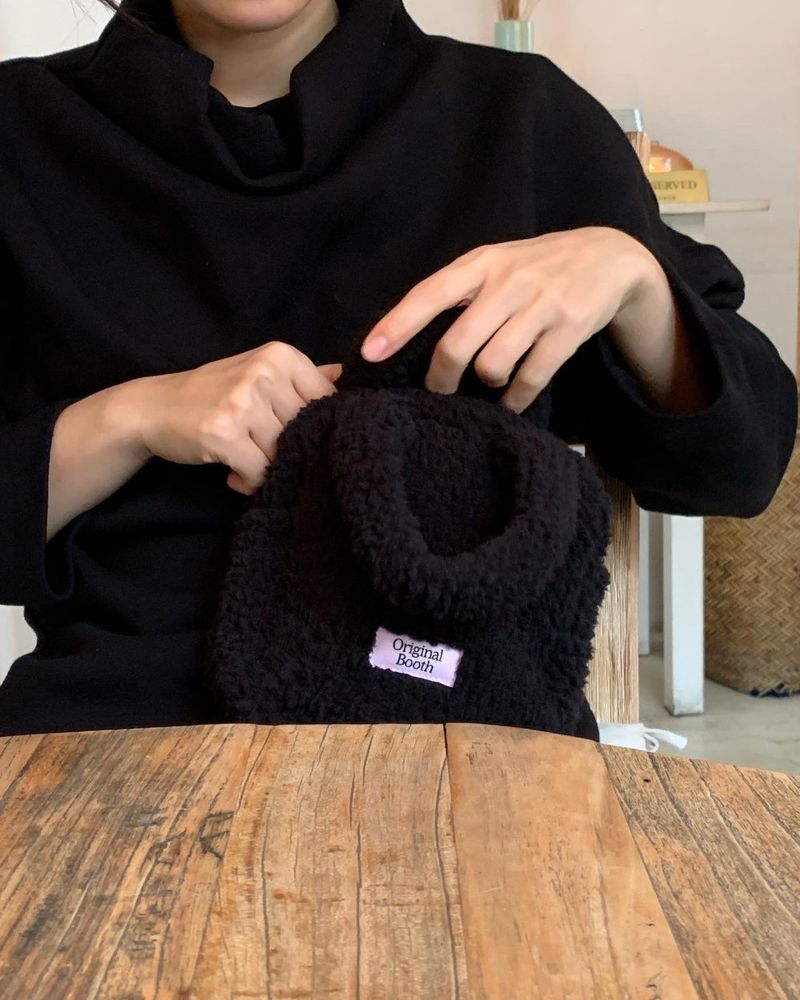 teddy bag black