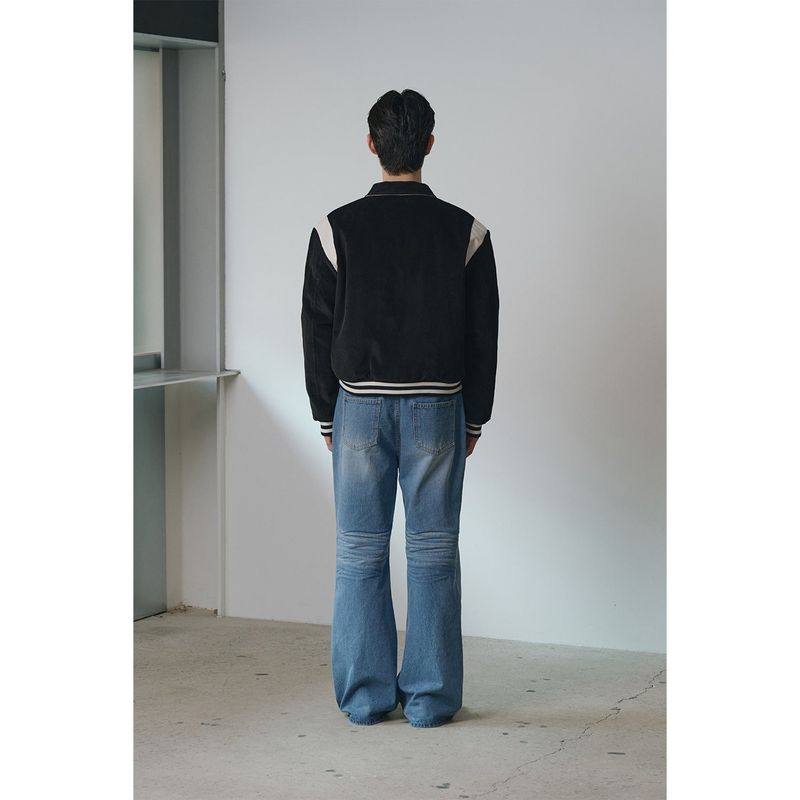 Signature varcity jacket(Black)