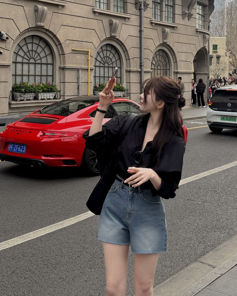 MAYBINS(メイビンス)の「Binv denim shorts(Pants)」