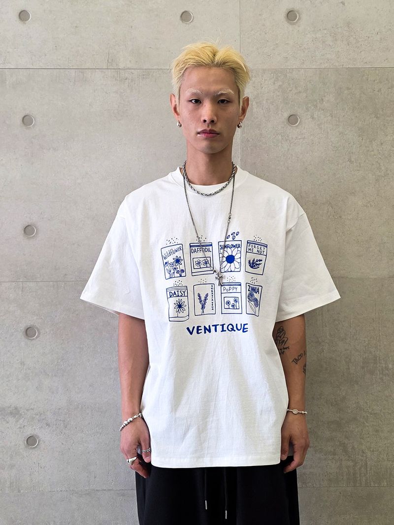 VENTIQUE（ベンティーク）の「VENTIQUE Seed Tシャツ 2color（トップス）」