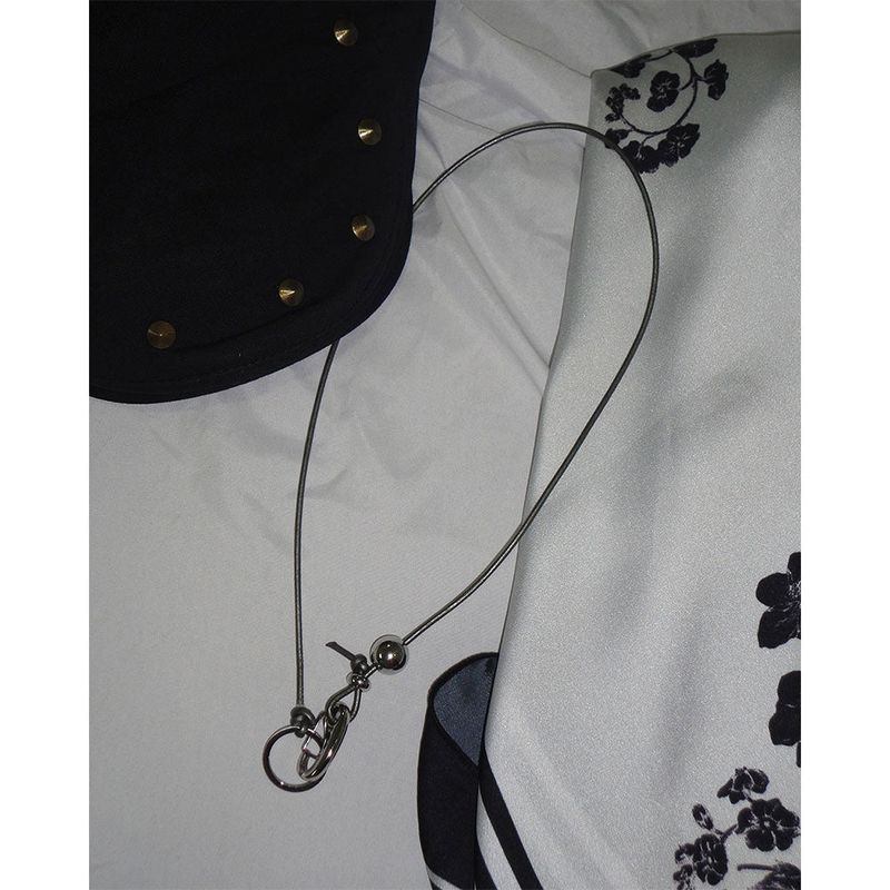 Clear Clip Necklace