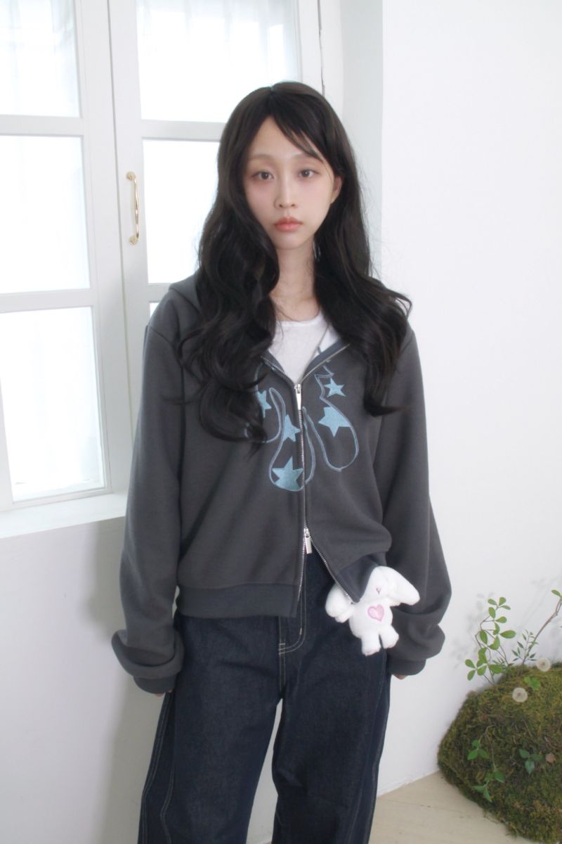 Levit Two-Way Hooded Zip-Up 2color 
