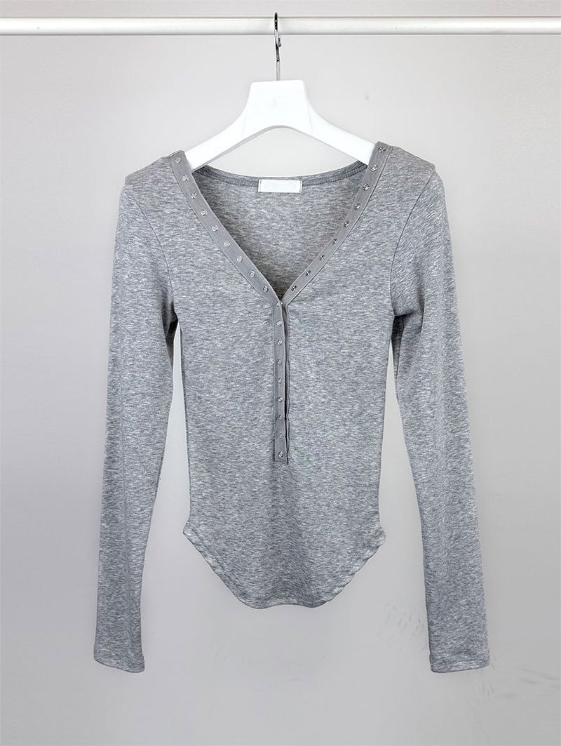 SNAP BUTTON NAPPING TEE (3C)