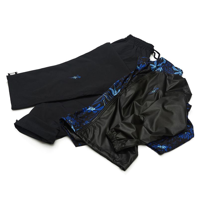 BSR2223FWJK062 J-BLUE FLOWER JACKET BLACK