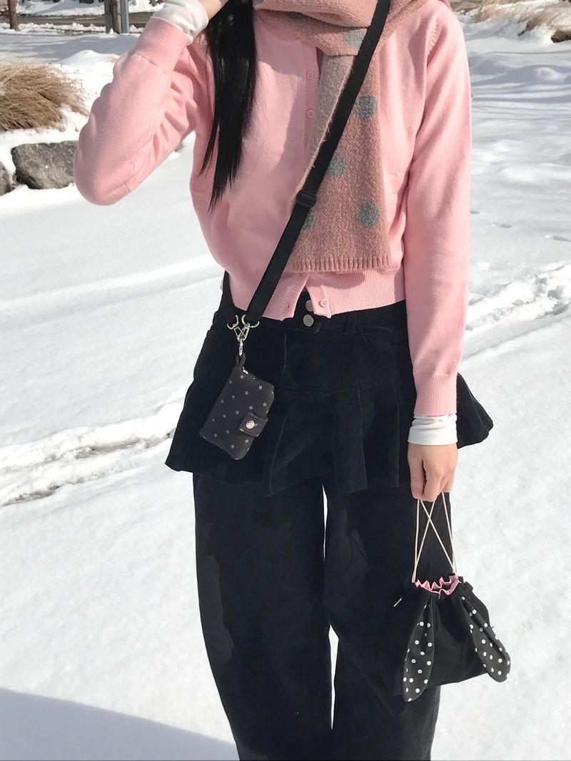Bunny bag - Black dot