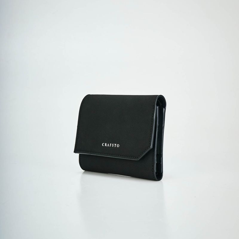 Corn Leather Graphic Trifold Wallet