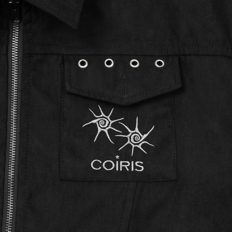 ELIO EYELET 2-WAY TRUCKER JACKET UNISEX