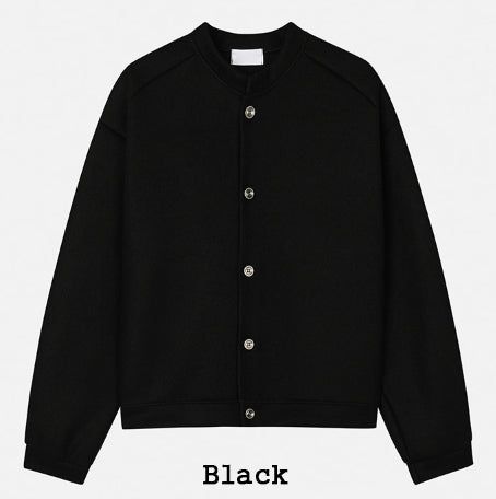 Flea Line Shoulder Wool Crop Cardigan