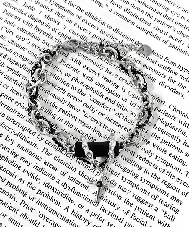 Black Mood Square Bracelet
